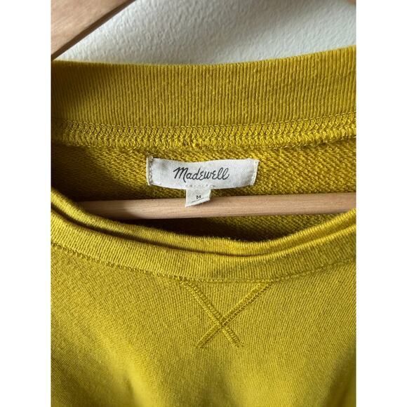 Madewell double-crewneck sweatshirt women's size M - Picture 3 of 4